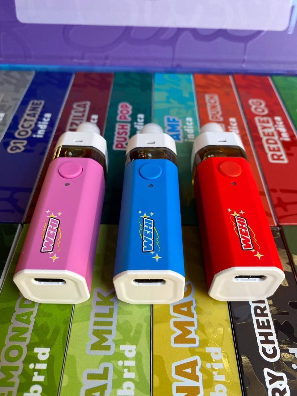 WEHI 2G Disposable WEHI 2G Disposable sets itself apart by combining high capacity, cutting-edge tech, and superior oil formulation in a sleek, easy-to-use device.