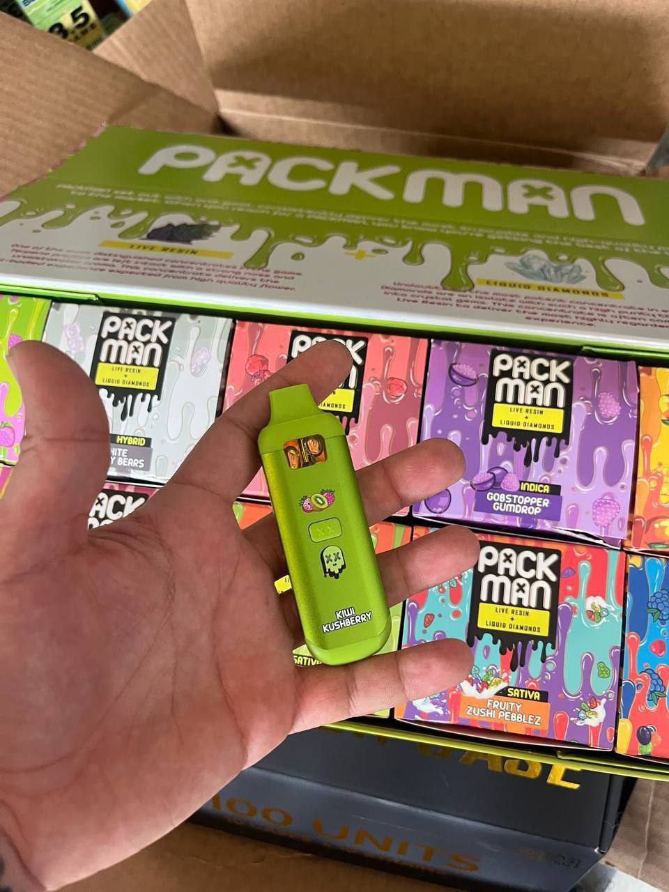 Packman 2G Disposable The Packman 2 Gram Disposable is a premium THC vape device designed for convenience, potency, and smooth flavor.