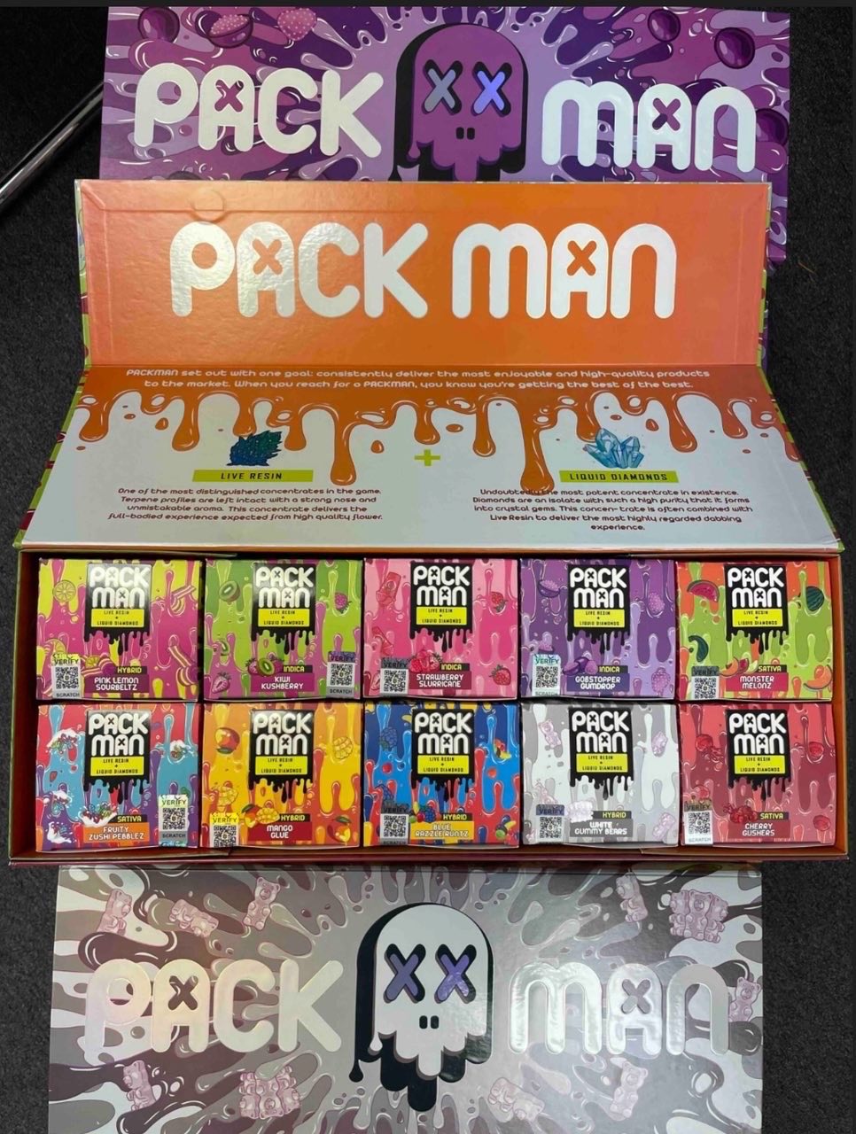 Packman 2G Disposable The Packman 2 Gram Disposable is a premium THC vape device designed for convenience, potency, and smooth flavor.