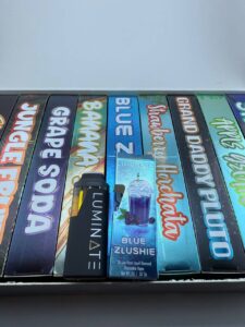 Buy the authentic Luminate 2G Disposable vape pen. 2-gram capacity, 90%+ THC, rechargeable battery, and ceramic coil technology. Lab-tested for quality and available in Indica, Sativa, and Hybrid strains.