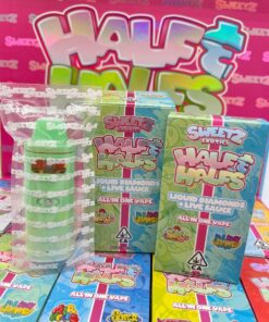 SWEETZ EXOTICS Half and Halfs Disposable, a premium fusion of two exotic flavors in one sleek device.